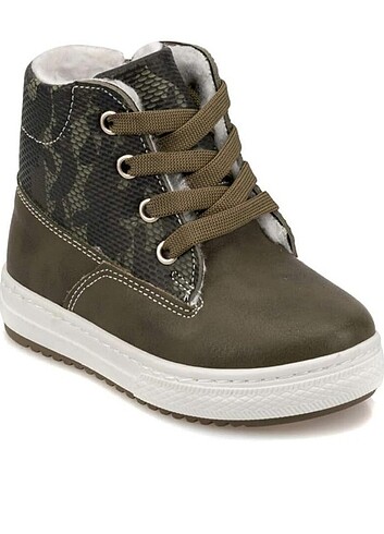 Haki erkek çocuk sneaker ayakkabı