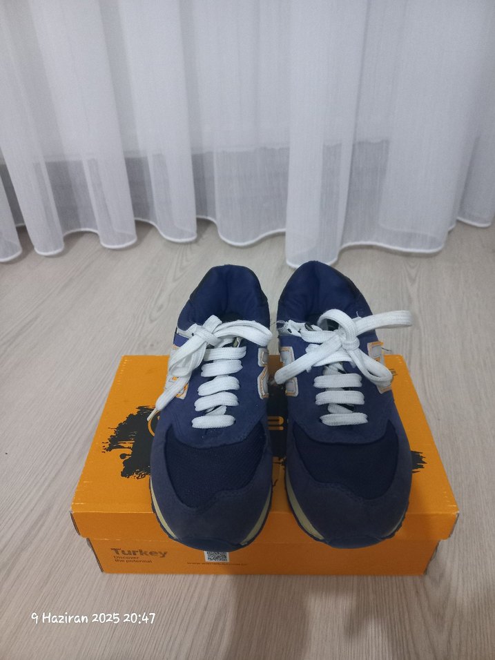 New Balance Kadın Mavi Spor Ayakkabı - Görsel 2