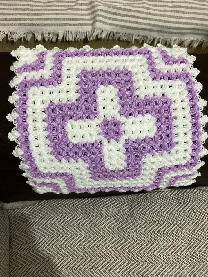 Renkli El  Örgüsü Banyo Lifi - Görsel 4