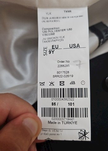 Düğmeli Beyaz Notch Yaka Erkek Takım Elbise - Görsel 5