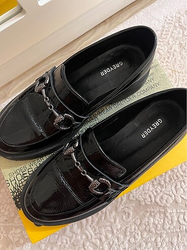 38 Beden Siyah rugan loafer