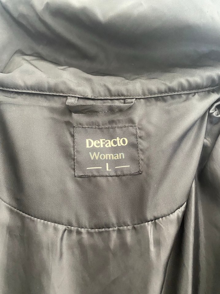 Düğmeli Siyah Kadın Puff Yelek - Görsel 5