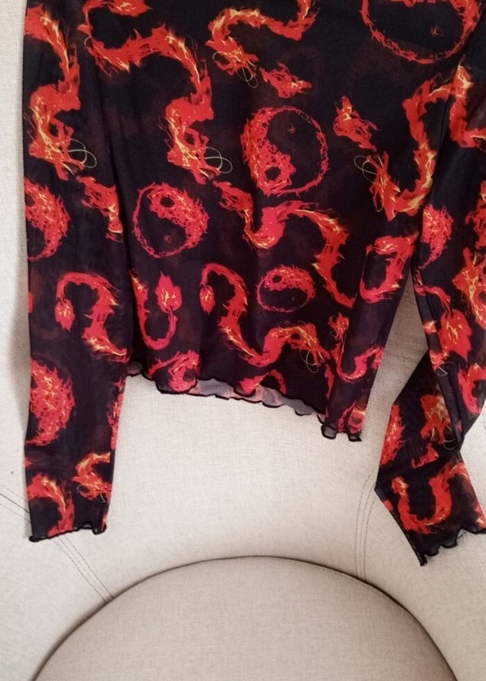 Tül bluz - Görsel 2