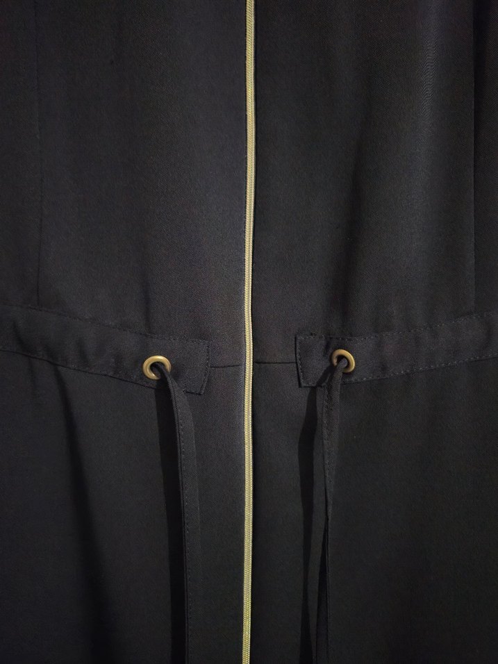 Siyah Fermuarlı Pardüse - Görsel 4