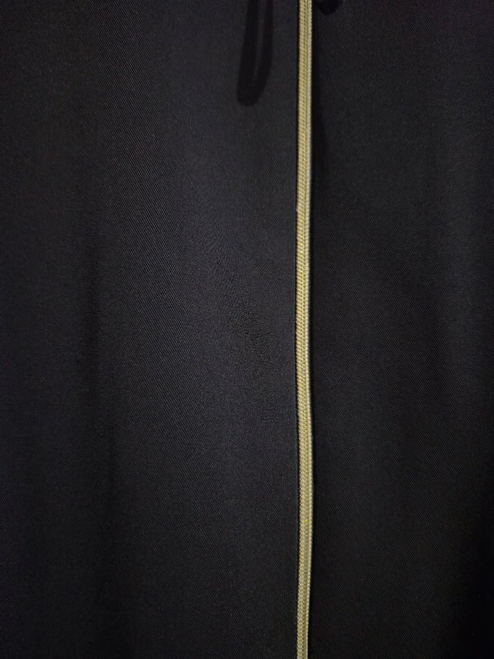 Siyah Fermuarlı Pardüse - Görsel 2