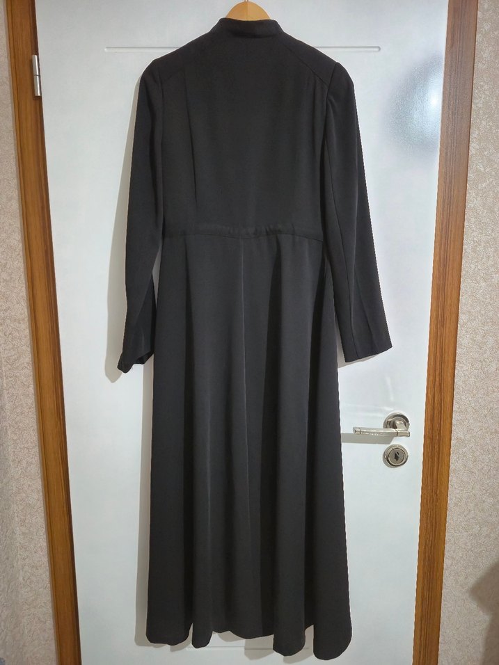 Siyah Fermuarlı Pardüse - Görsel 5