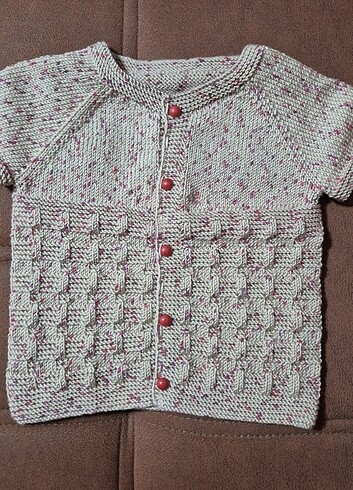 El Örgüsü Bebek Yelek - Görsel 2