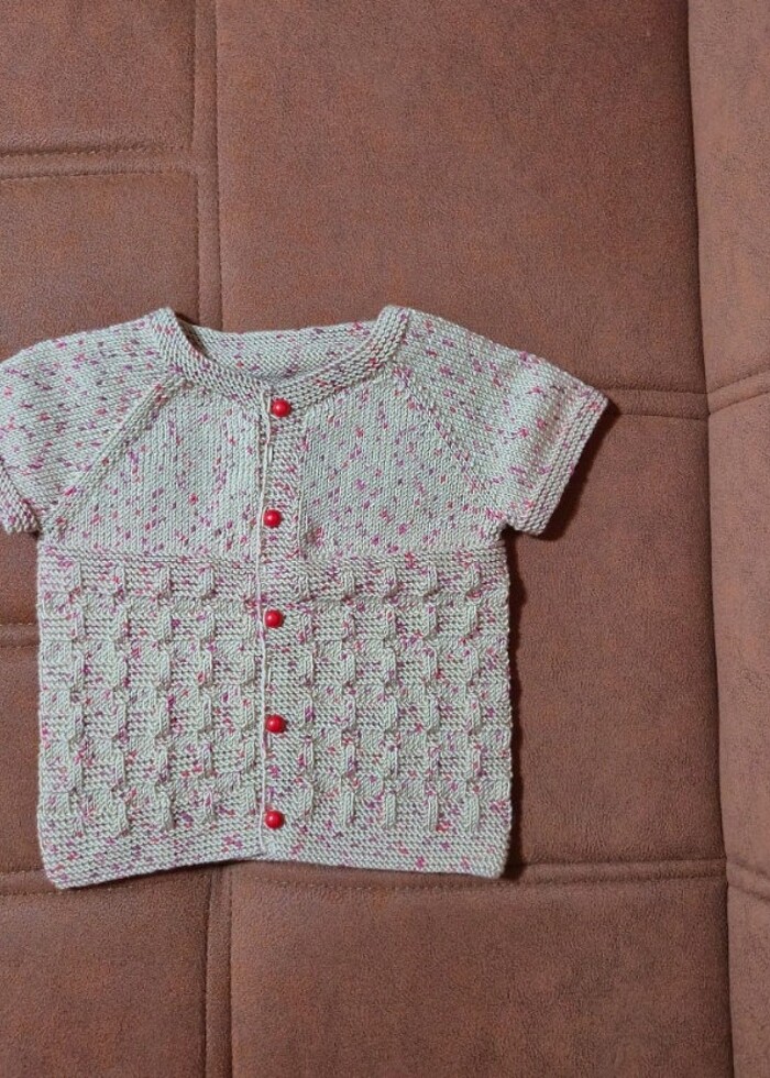 El Örgüsü Bebek Yelek - Görsel 3