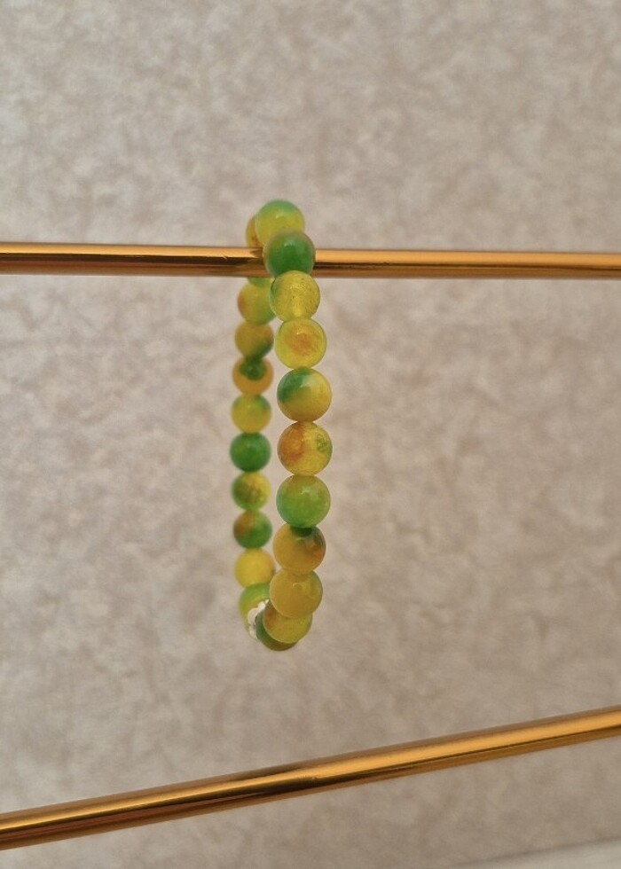 Hakiki Olivin Akik Taşı Bileklik - Görsel 3