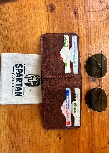 Hakiki Deri Kahverengi Erkek cüzdanı - Görsel 3