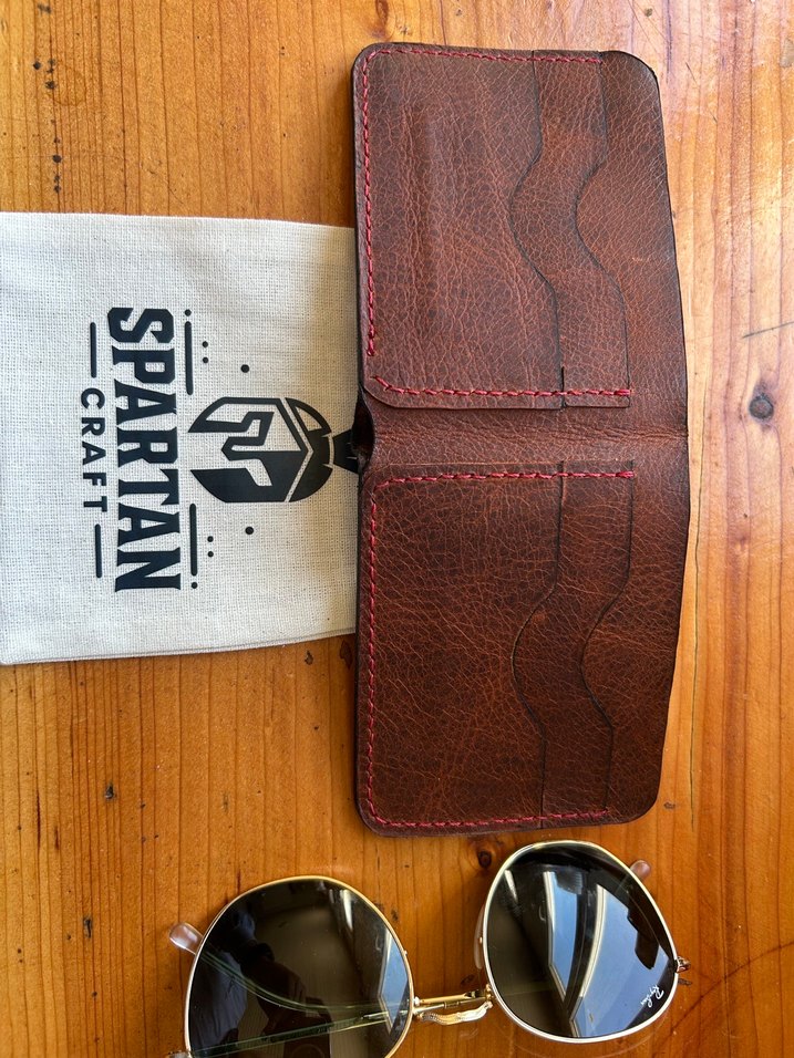 Hakiki Deri Kahverengi Erkek cüzdanı - Görsel 2