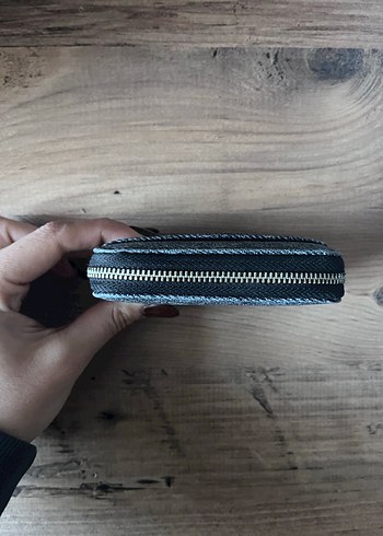 Fermuarlı Gri cüzdan - Görsel 3
