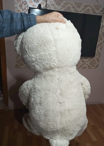 Beyaz Peluş Ayı Oyuncak - Görsel 4