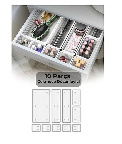 9 parça organizer
