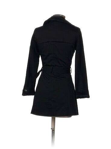 34 Beden Koton Trenchcoat %70 İndirimli.