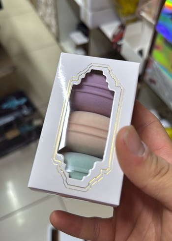 Pastel Renkli Makyaj Sünger Seti
