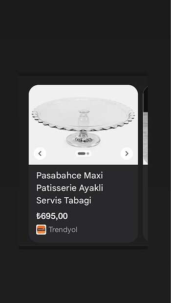 Paşabahçe Paşabahçe servis tabağı