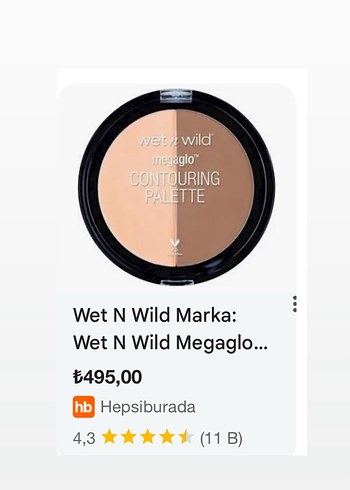 Wet n wild Wet n Wild Caramel Toftee Kontür Paleti