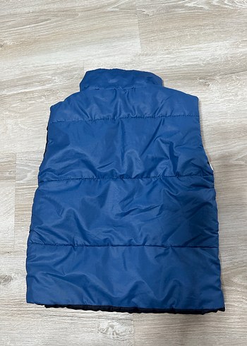 Erkek Çocuk Mavi Fermuarlı Yelek - Görsel 3