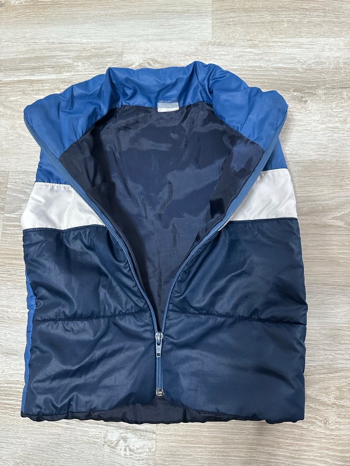 Erkek Çocuk Mavi Fermuarlı Yelek - Görsel 2