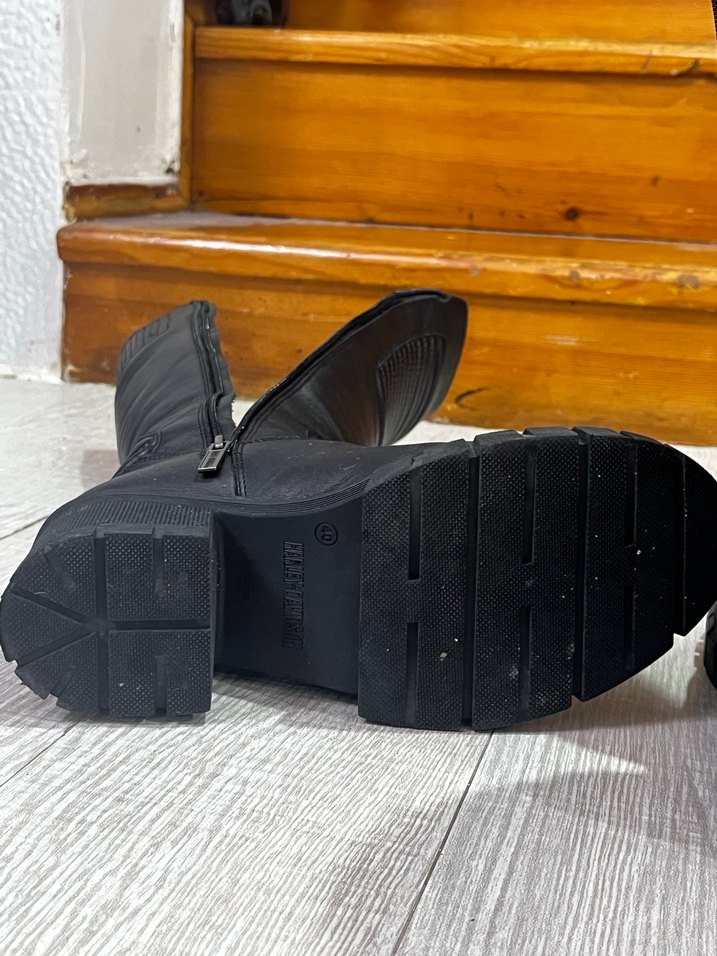 Harley Davidson Deri Çizme Kadın - Görsel 4