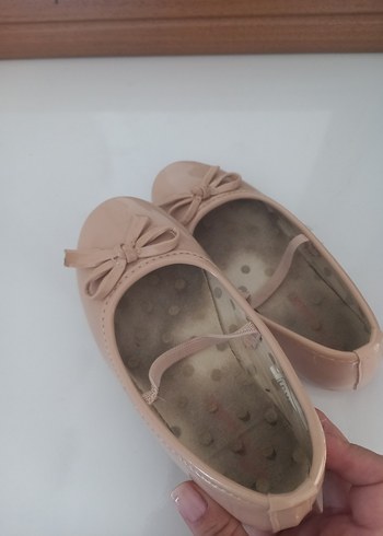 Krem Renk Klasik Kız Babet Ayakkabı - Görsel 5