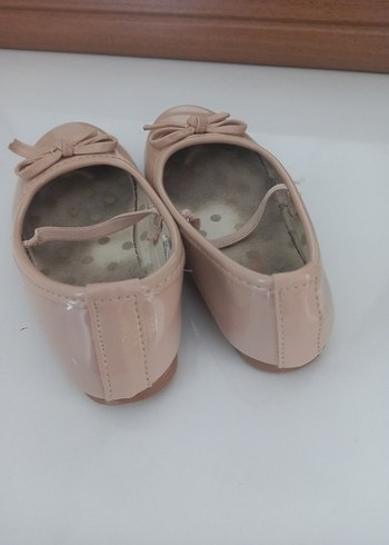 Krem Renk Klasik Kız Babet Ayakkabı - Görsel 3