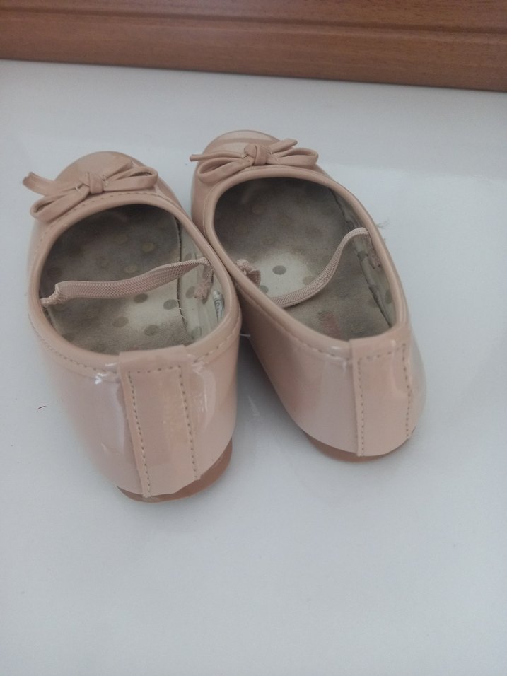 Krem Renk Klasik Kız Babet Ayakkabı - Görsel 3