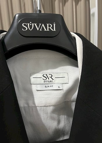 Siyah Düğmeli Notch Yaka Erkek Takım Ceket - Görsel 2