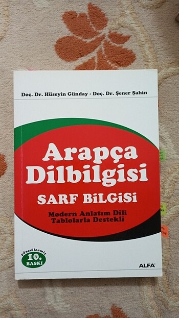 Arapça Dil Bilgisi -Sarf / Hüseyin Günday-Şener Şahin 