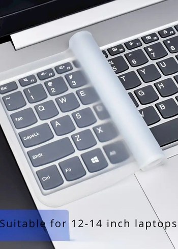 12-14 inç Laptop İçin Pastel Renkli Klavye Koruyucu - Görsel 5