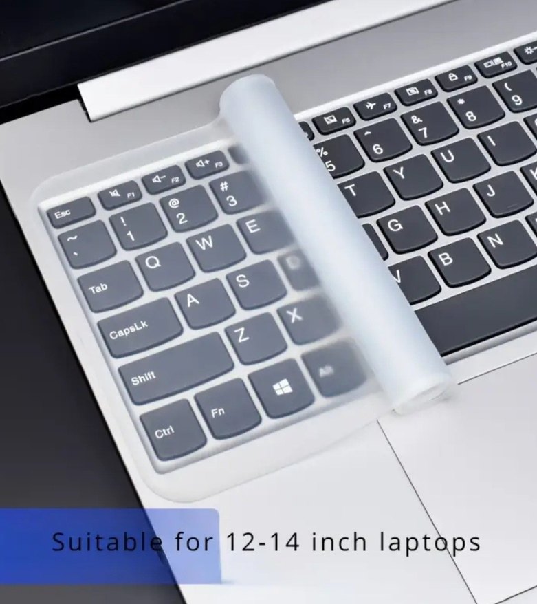 12-14 inç Laptop İçin Pastel Renkli Klavye Koruyucu - Görsel 5