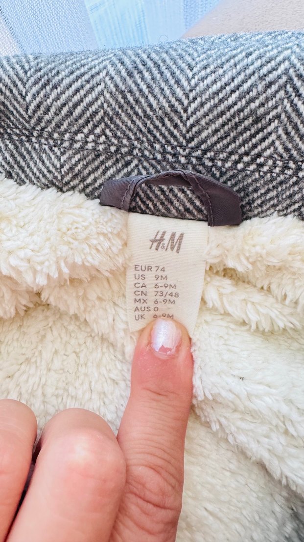 Gri Düğmeli Erkek Çocuk Yün Ceket - Görsel 4