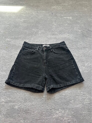 Addax Siyah Kot Şort - Görsel 6