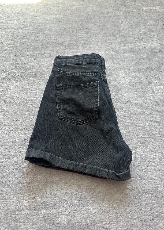 Addax Siyah Kot Şort - Görsel 2