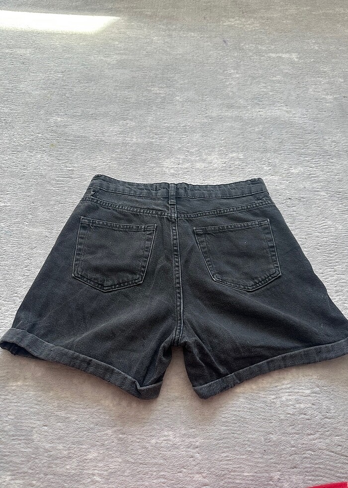 Addax Siyah Kot Şort - Görsel 5