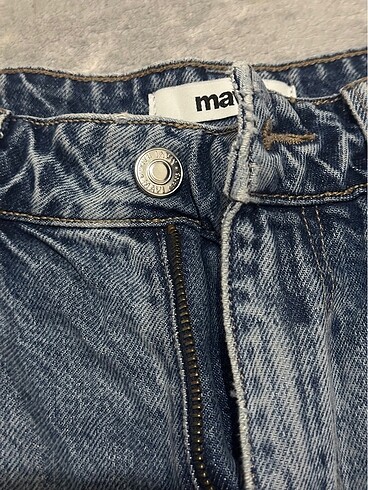 Mavi Kot Şort - Görsel 6