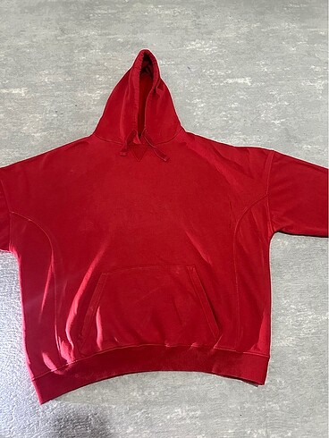 Kırmızı Sweatshirt - Görsel 5