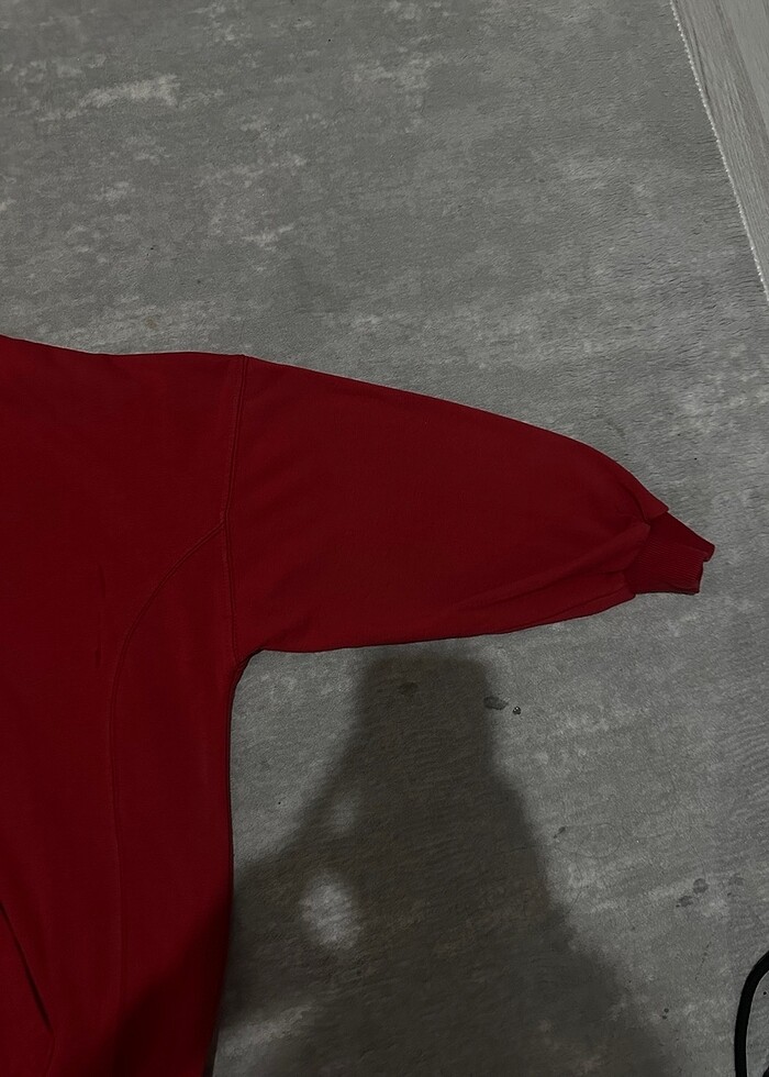 Kırmızı Sweatshirt - Görsel 4