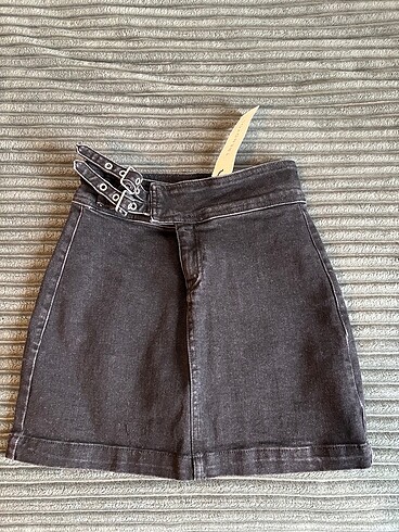 Trendyol marka siyah jean etek - Görsel 2