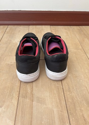 Siyah-Pembe Kadın Spor Ayakkabı - Görsel 3