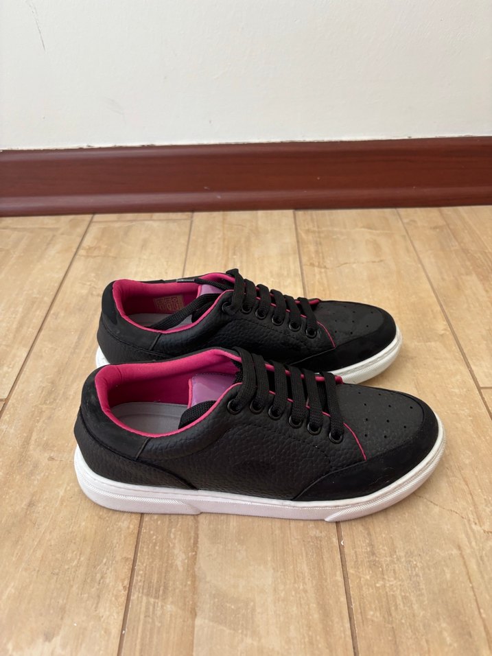 Siyah-Pembe Kadın Spor Ayakkabı - Görsel 2