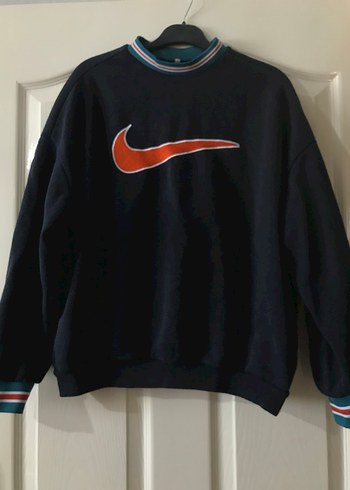 Siyah Baskılı Oversize Sweatshirt