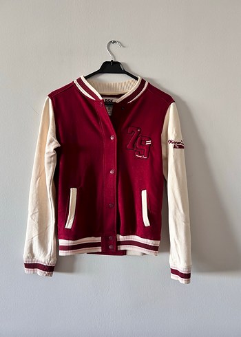 Bordo Düğmeli Ceket