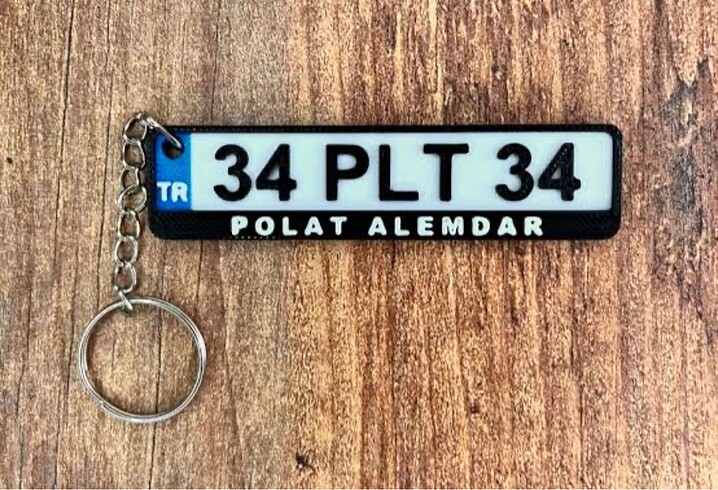 Plaka anahtarlık - Görsel 3