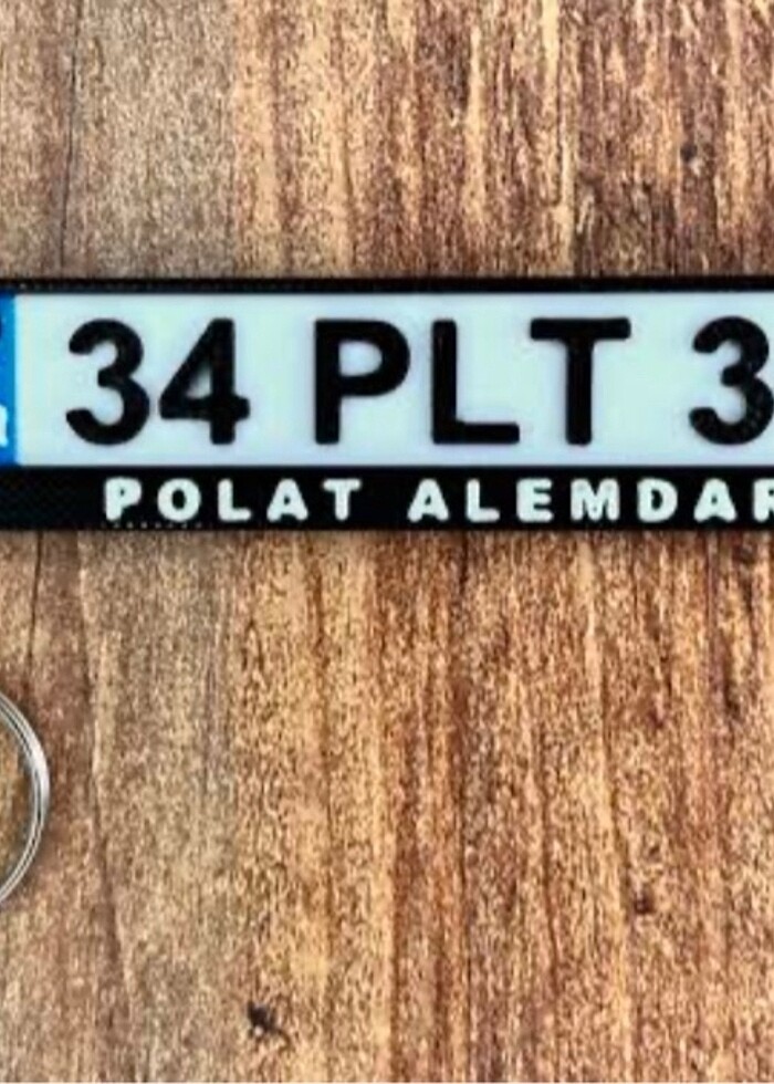 Plaka anahtarlık - Görsel 3