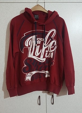 bordo renk sweatim