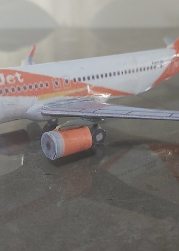 Beden Renk origami kağıt uçak easyjet a320 neo