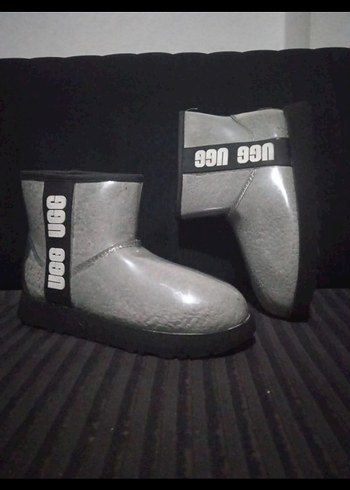 UGG Gri Kadın Günlük Bantlı Bot - Görsel 2