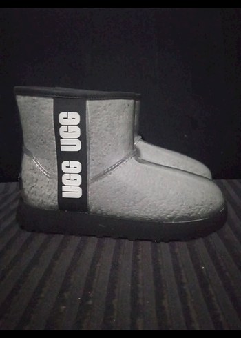 UGG Gri Kadın Günlük Bantlı Bot - Görsel 3